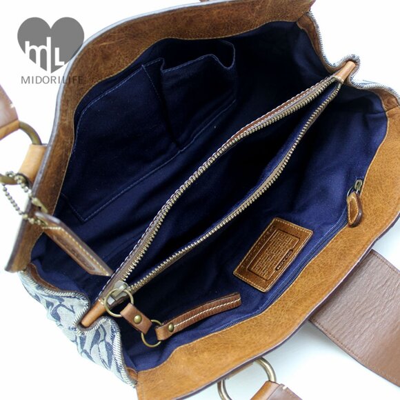 COACH Legacy Patchwork Shoulder Bag Satchel - Picture 7 of 12